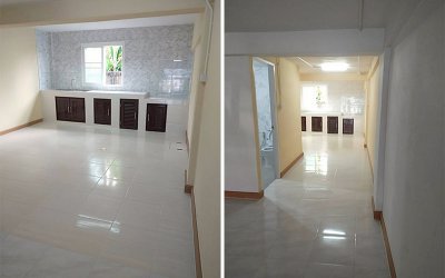 งานรีโนเวท อาคารพาณิชย์ 3 ชั้นครึ่ง