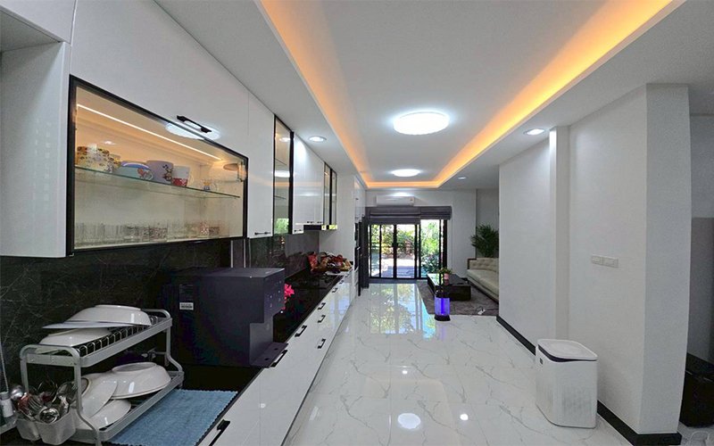 งานต่อเติมหลังบ้าน บ้านเดี่ยว2ชั้น วางระบบน้ำ-ไฟใหม่