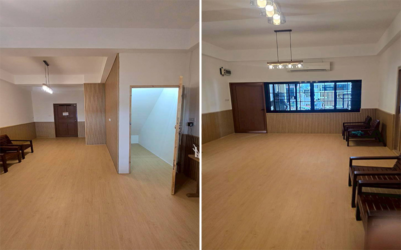 รีโนเวทภายในบ้านชั้นล่าง เรียบร้อย