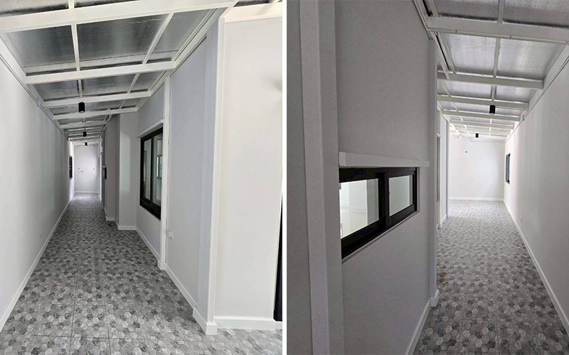 ทำหลังคาโซนครัวกันฝน