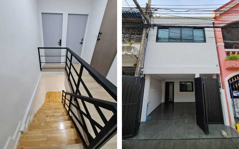 งานรีโนเวททาวน์เฮ้าส์-ทาวน์โฮม 2 ชั้น 4x18 เมตร บางแค กรุงเทพฯ | ทีที ...